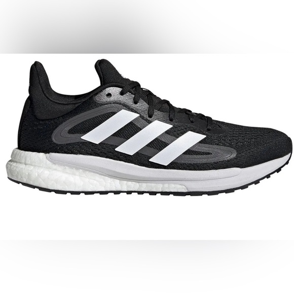 Brand New in box Adidas Unisex Solar Glide Run Shoes Black White Grey NWT Men6.5 - Picture 6 of 7